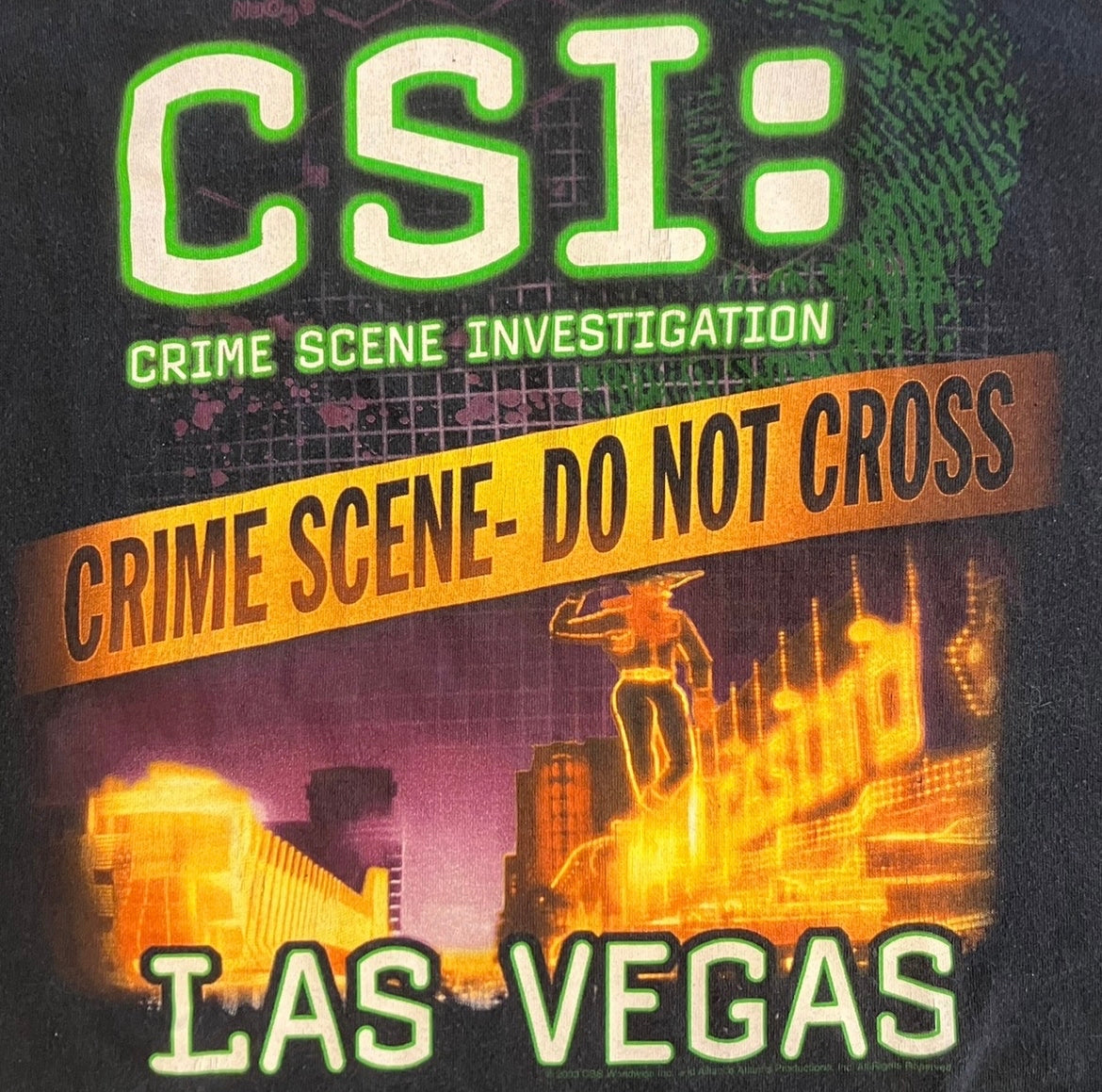 2003 CSI Las Vegas Promo T-Shirt - Size XL