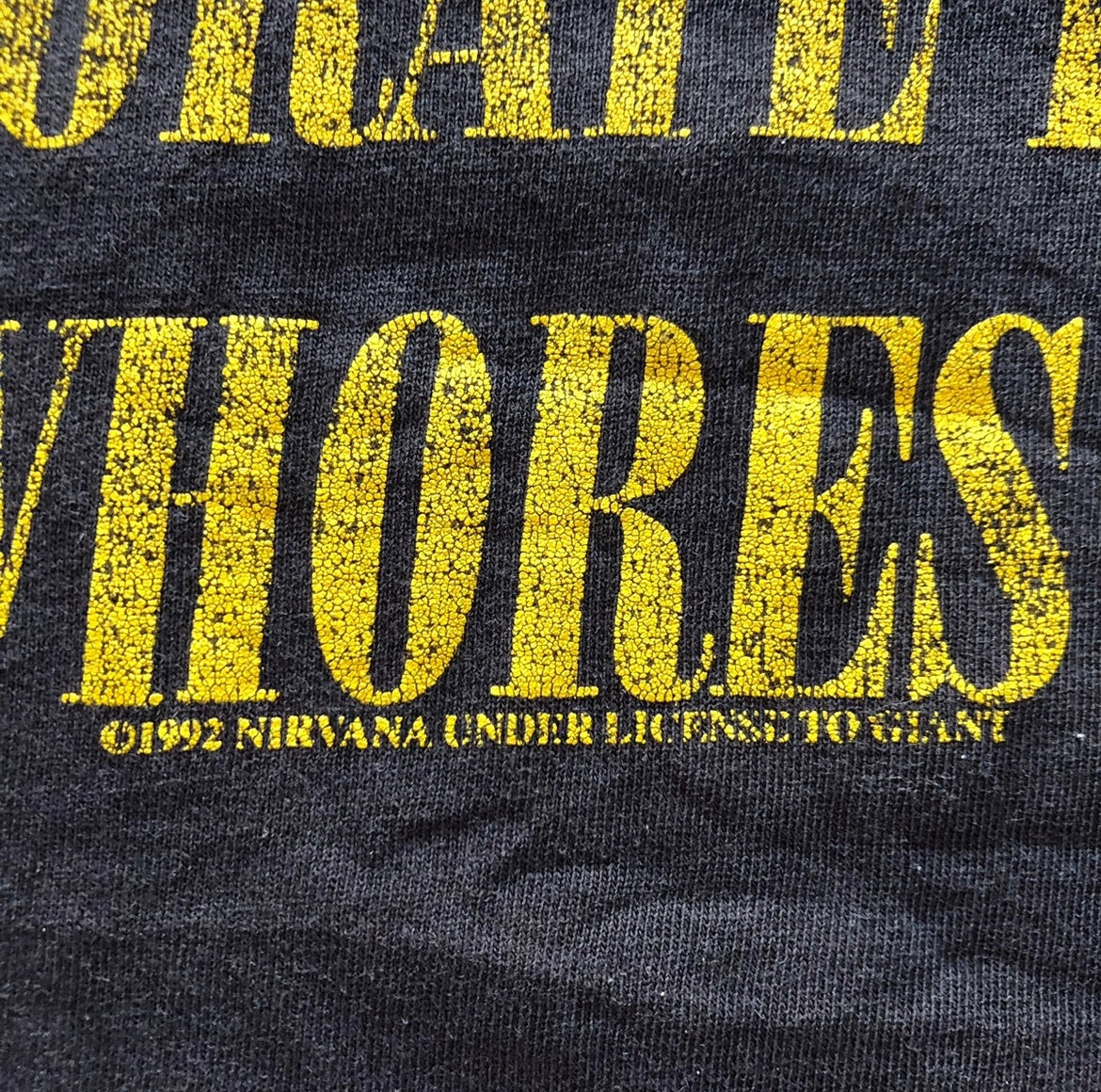 Vintage 1992 Nirvana Classic Smiley Logo Band T-Shirt - Size L