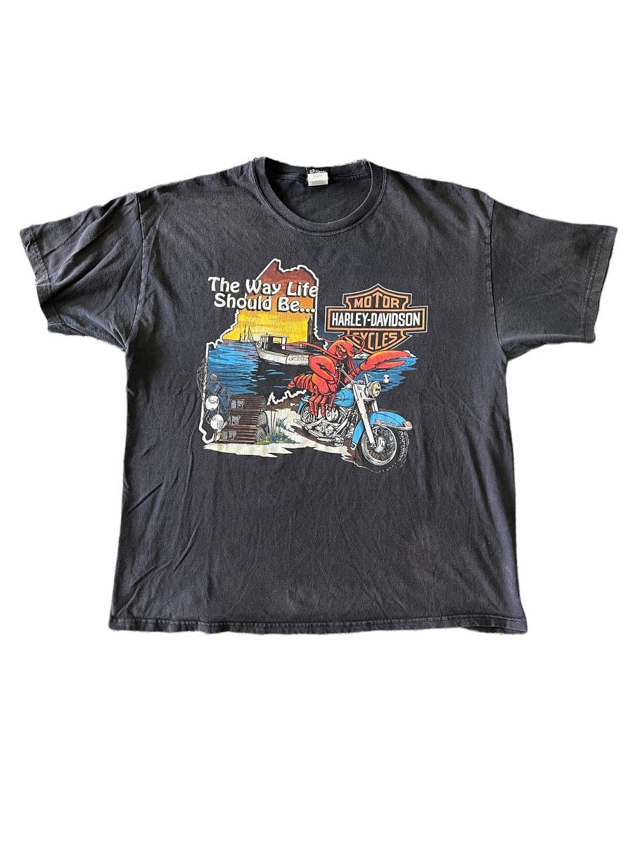 Vintage Harley Davidson Bangor ME T-Shirt - Size XL
