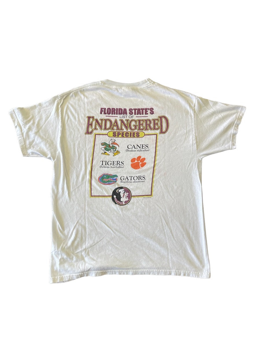 Florida State Endangered Species T-Shirt- Size L