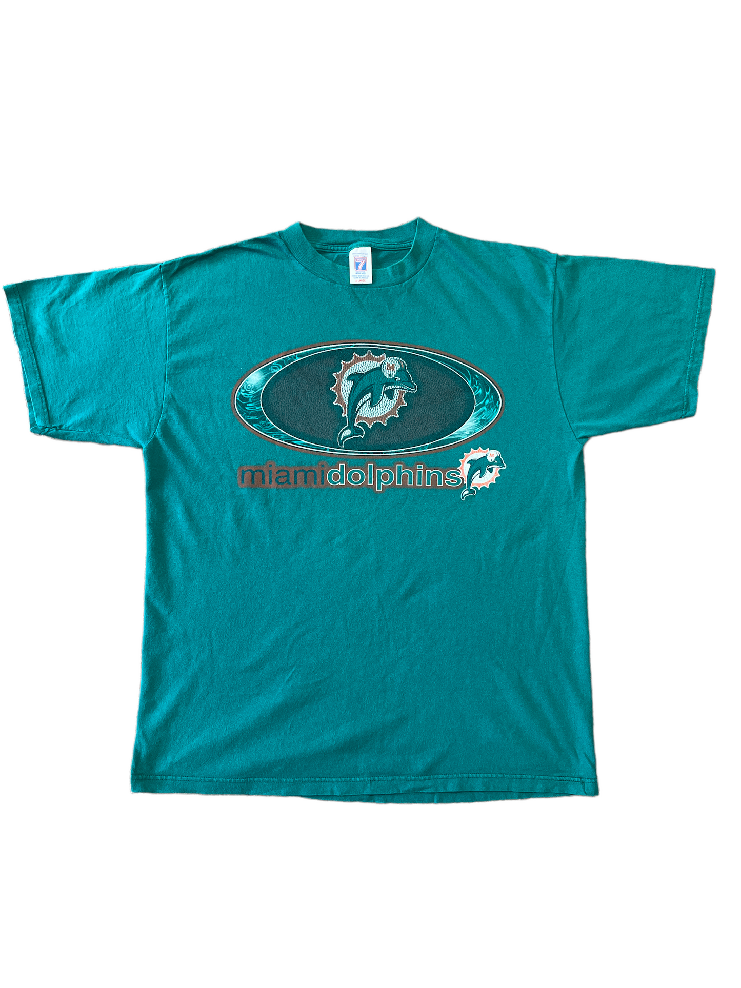 Vintage 1990s Dolphins Tee - Size XL